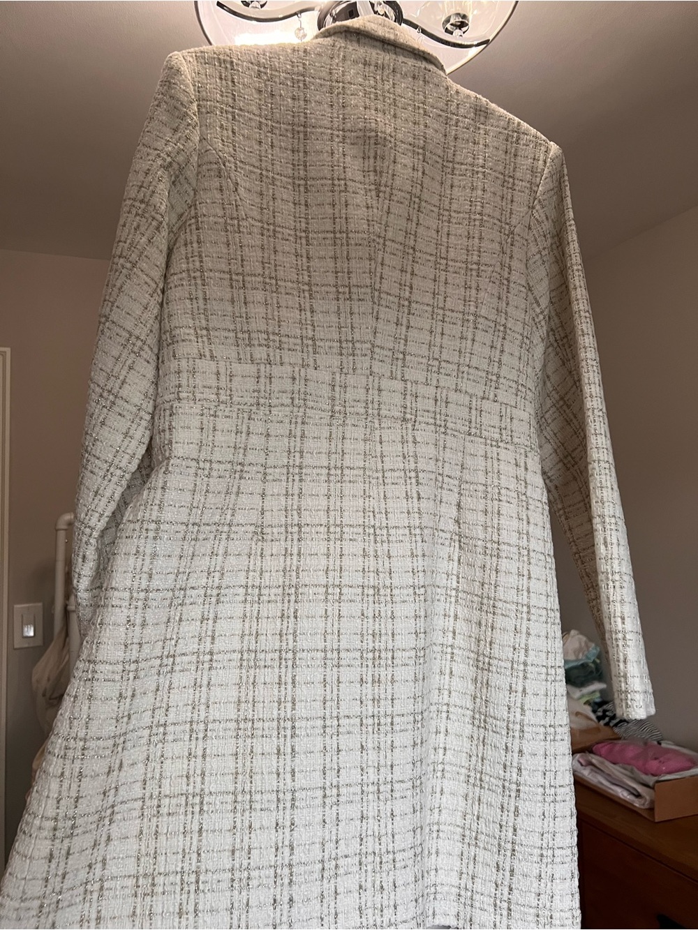 Adelyn Rae - Plaid Tweed Blazer Dress - Picture 2 of 4